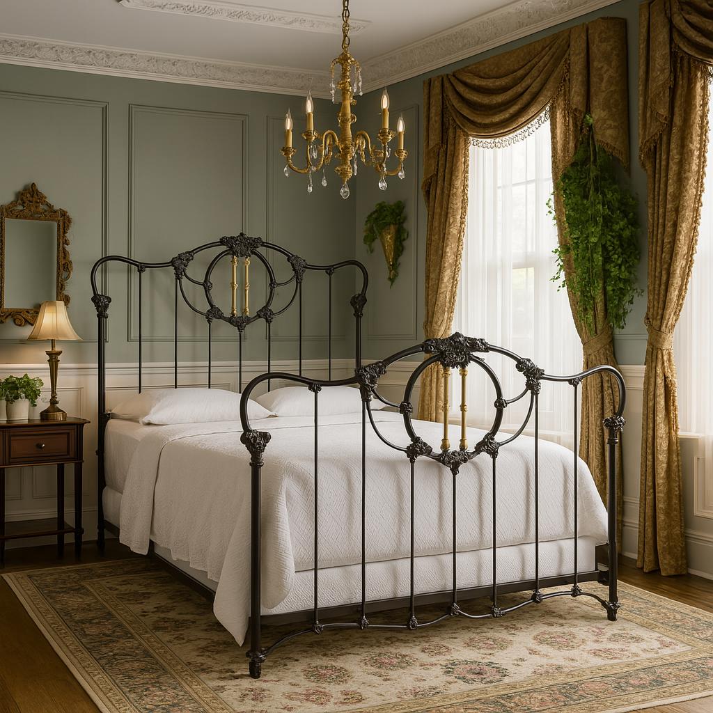 1852 French Château Iron Bed (4 Sizes). - HISTORY COMPANY