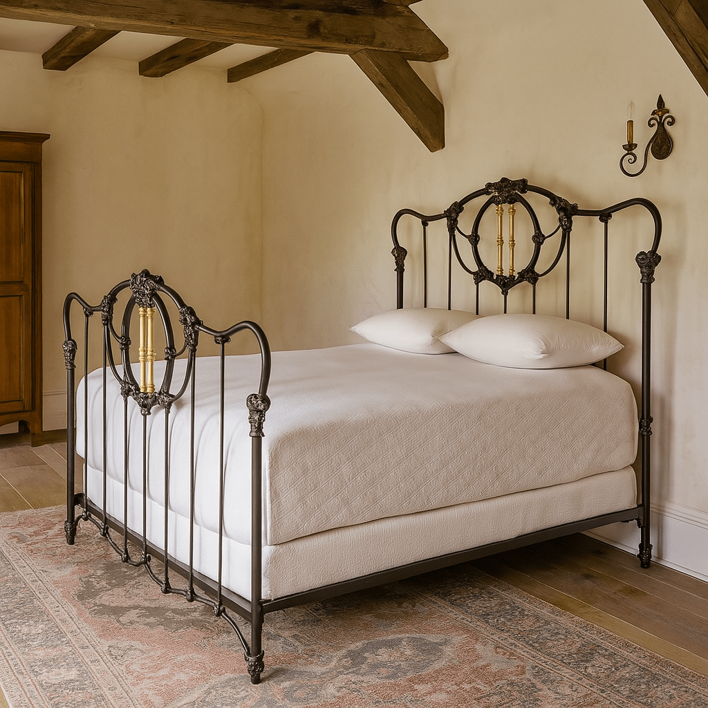 1852 French Château Iron Bed (4 Sizes). - HISTORY COMPANY