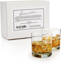 Load image into Gallery viewer, Orson Welles Signature &quot;On the Rocks&quot; Maestro Tumbler Set, 2-Piece Gift Box, Exquisitely Crafted in One Pound of Tempered Glass