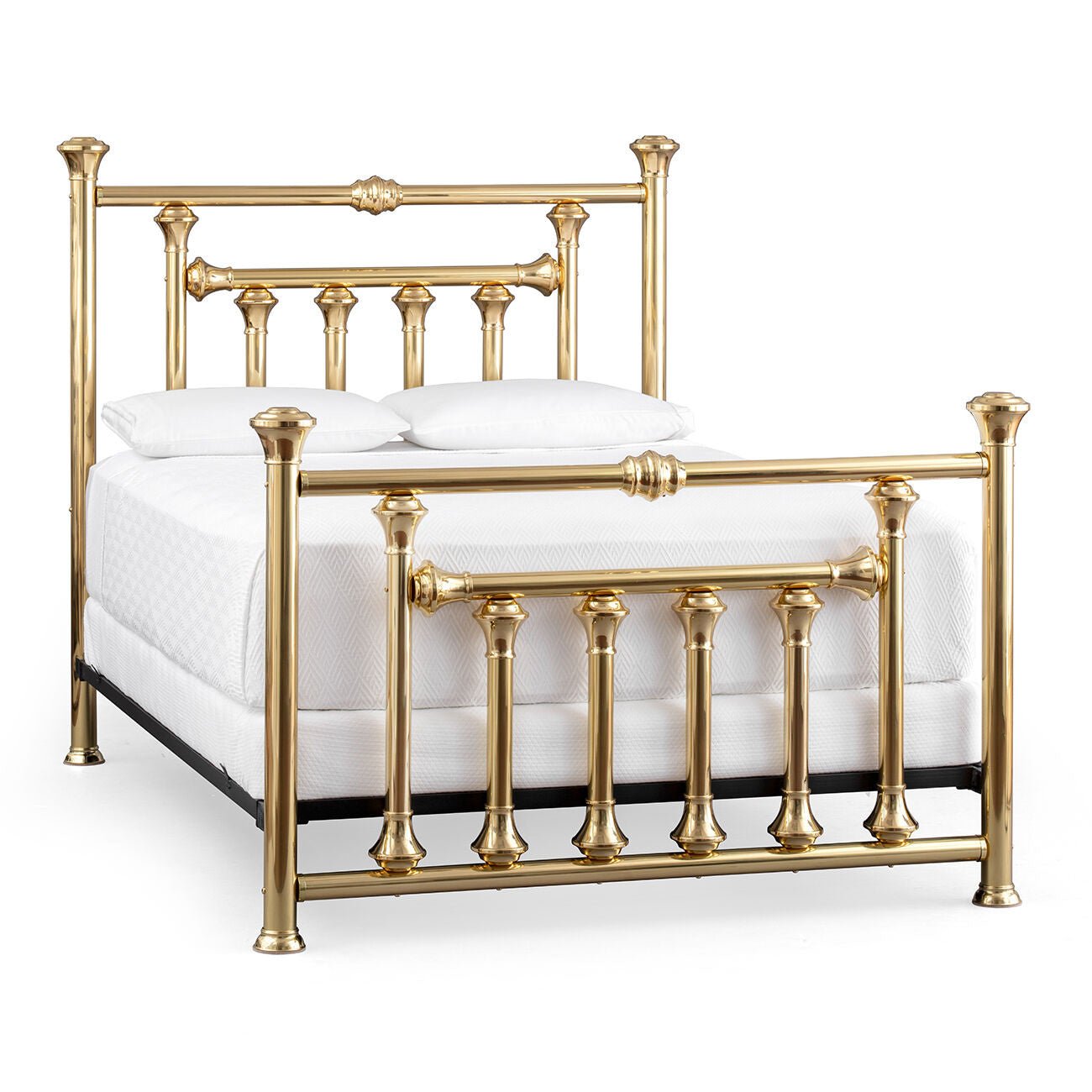 American Heirloom Brass Bed (4 Sizes). - HISTORY COMPANY
