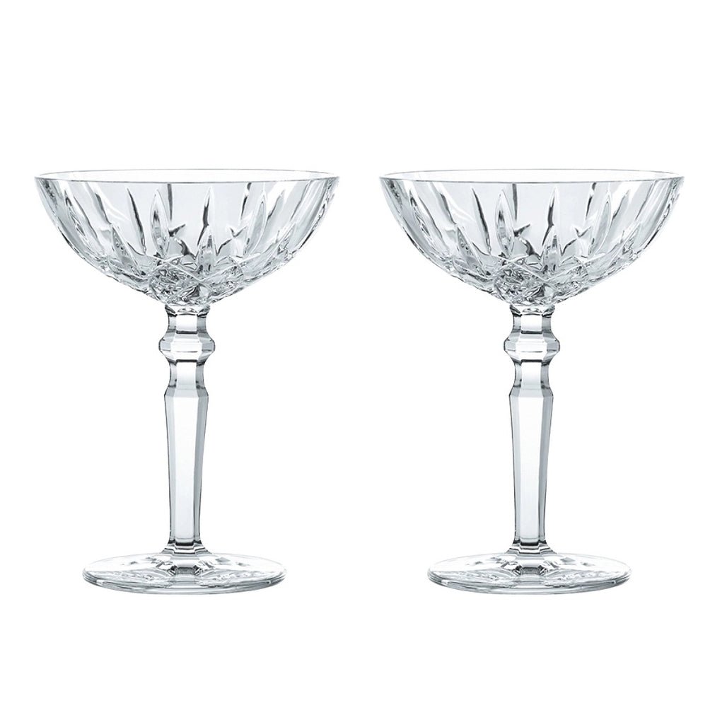 At Chez Paree 1933 “Chicago Nightclub” Cocktail Coupe Glass, Vintage - Inspired 2 - Piece Set (Gift Box Collection) - HISTORY COMPANY