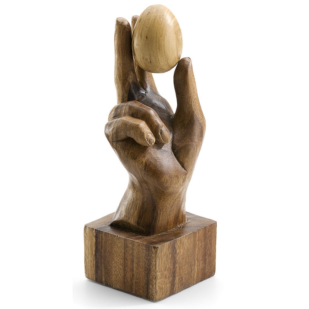 HISTORY COMPANY - President Barack Obama 'Paradox of Power' Wood Carving, a handcrafted Kenyan cultural symbol.