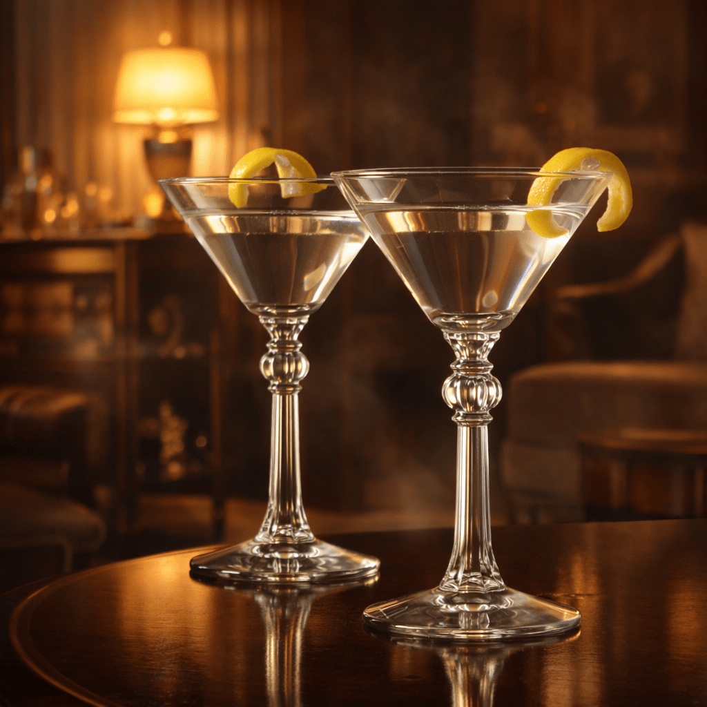 “Charles Butterworth” 1937 Hollywood Martini Glass, 2 - Piece Set (Gift Box Collection) - HISTORY COMPANY