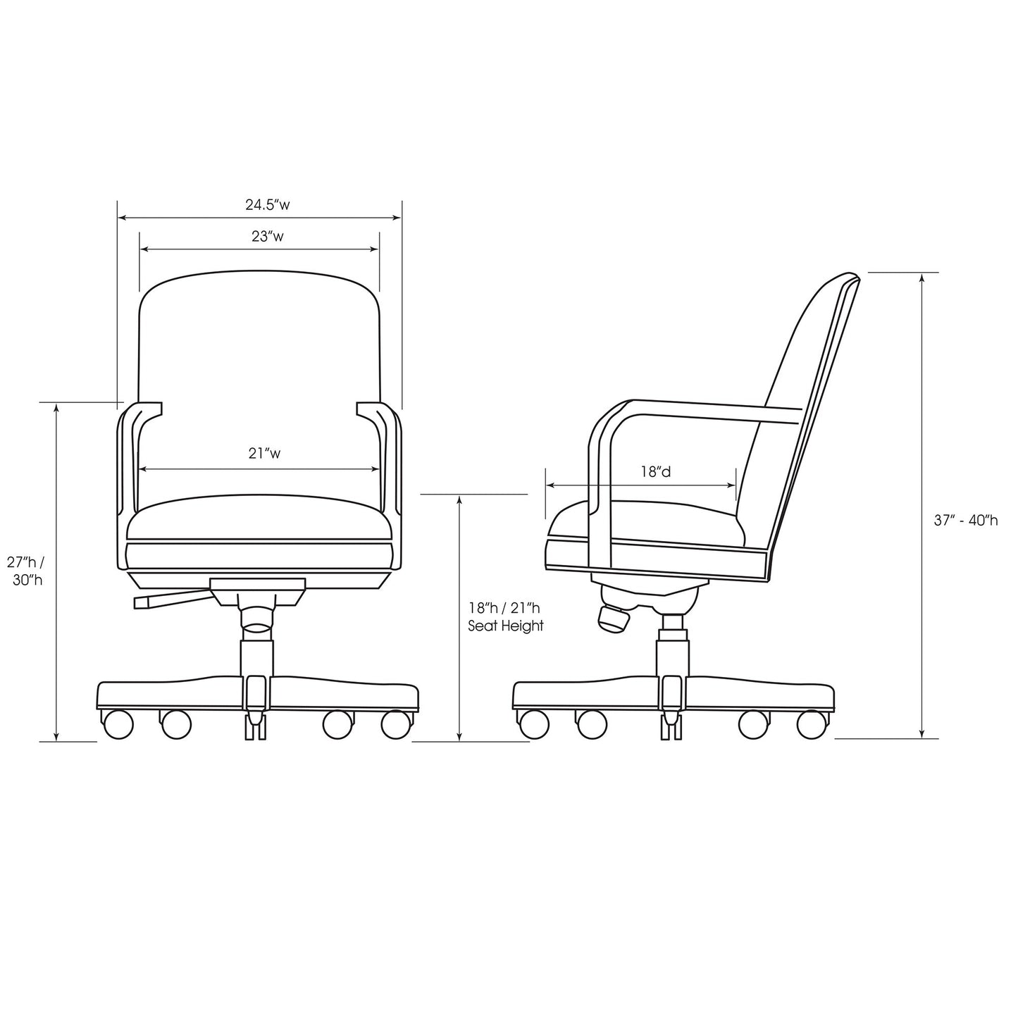 “Mid - Century Modern” Office Chair. - HISTORY COMPANY