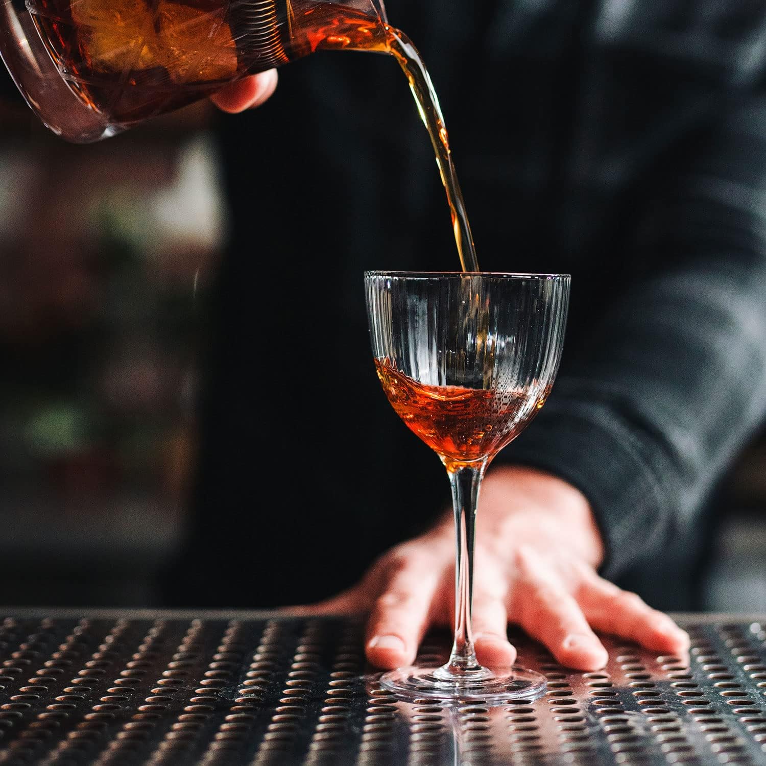 1934 Nick Nora Art Moderne Cocktail Glasses, 2-Piece Set