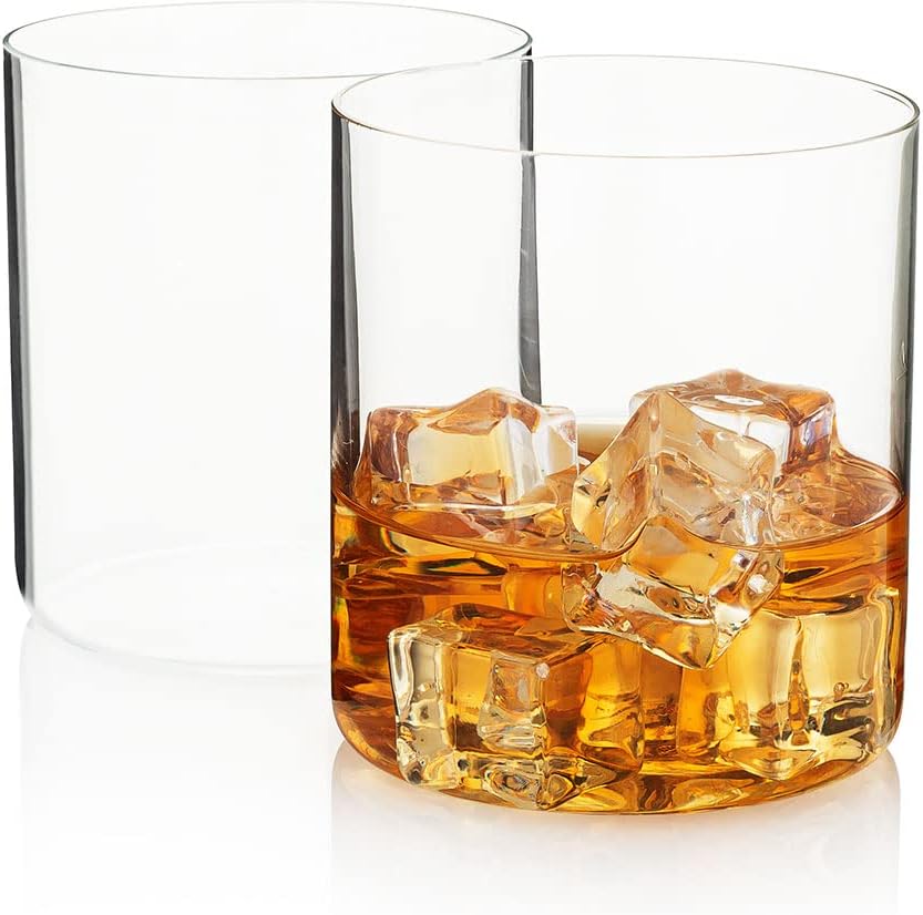 HISTORY COMPANY - The Hayworth Ultra-Minimalist Whiskey Glass, a sleek, thin-walled design for refined whiskey enjoyment.