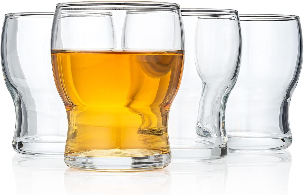 HISTORY COMPANY - 'Stackable Tasters' Nosing & Sipping Glass, a 4-piece set for whiskey, cocktails, beer flights, and spirits.