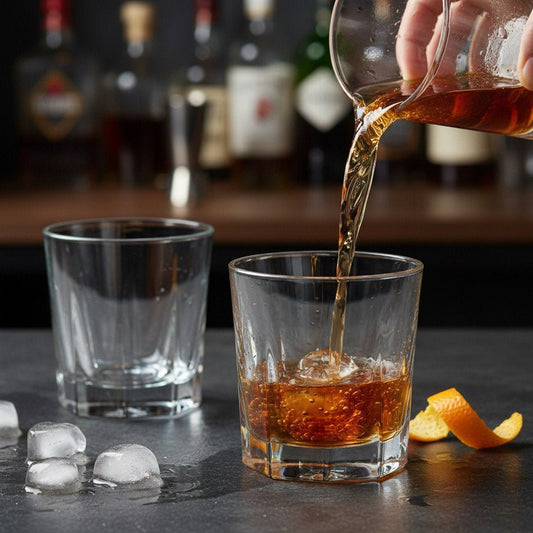 1927 Paris “Boulevardier” Double Rocks Glass, 2 - Piece Set (Gift Box Collection) - HISTORY COMPANY