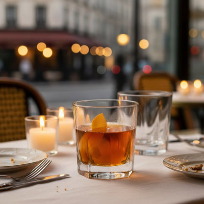 1927 Paris “Boulevardier” Double Rocks Glass, 2 - Piece Set (Gift Box Collection) - HISTORY COMPANY