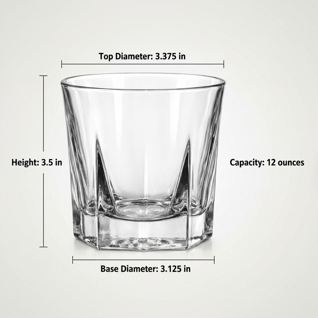 1927 Paris “Boulevardier” Double Rocks Glass, 2 - Piece Set (Gift Box Collection) - HISTORY COMPANY
