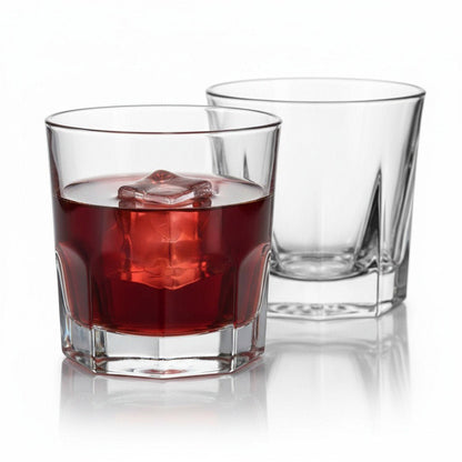 1927 Paris “Boulevardier” Double Rocks Glass, 2 - Piece Set (Gift Box Collection) - HISTORY COMPANY