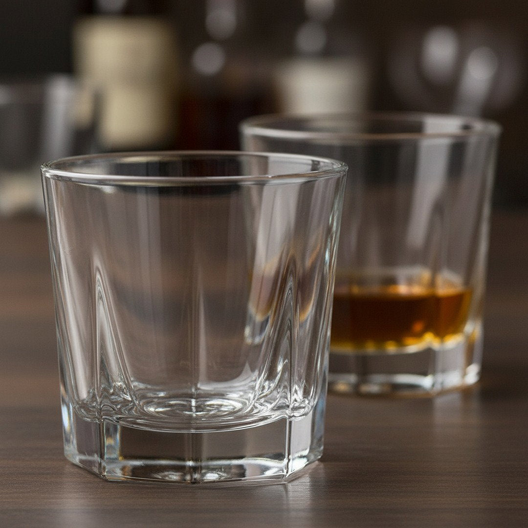1927 Paris “Boulevardier” Double Rocks Glass, 2 - Piece Set (Gift Box Collection) - HISTORY COMPANY