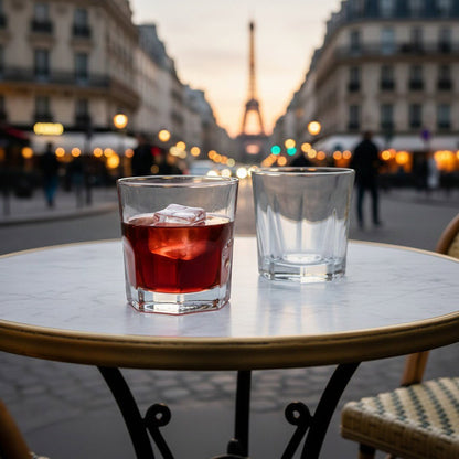 1927 Paris “Boulevardier” Double Rocks Glass, 2 - Piece Set (Gift Box Collection) - HISTORY COMPANY
