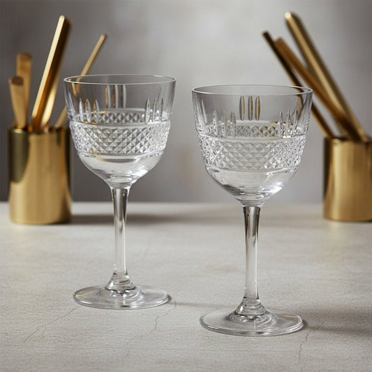 1930s - Era Chrysler Building Cloud Club – Deco Cocktail Glass, 2 - Piece Set (Gift Box Collection) - HISTORY COMPANY