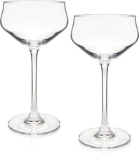 Load image into Gallery viewer, HISTORY COMPANY “Chasen’s of Hollywood” Celebrity Cocktail Coupe Glass 2-Piece Set, Crafted in Fine Crystal