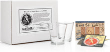 Load image into Gallery viewer, 1950 Miami Beach Double Rocks Glass, 2-Piece Set from the Five O&#39;Clock Club (Gift Box Collection)