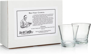 The Savoy “American Bar” Essential Whiskey Double-Rocks Glass 2-Piece Set (Gift Box Collection)