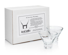 Load image into Gallery viewer, Mid-Century Scandinavian Designed Stemless Cocktail Glass, 2-Piece Set (Gift Box Collection)