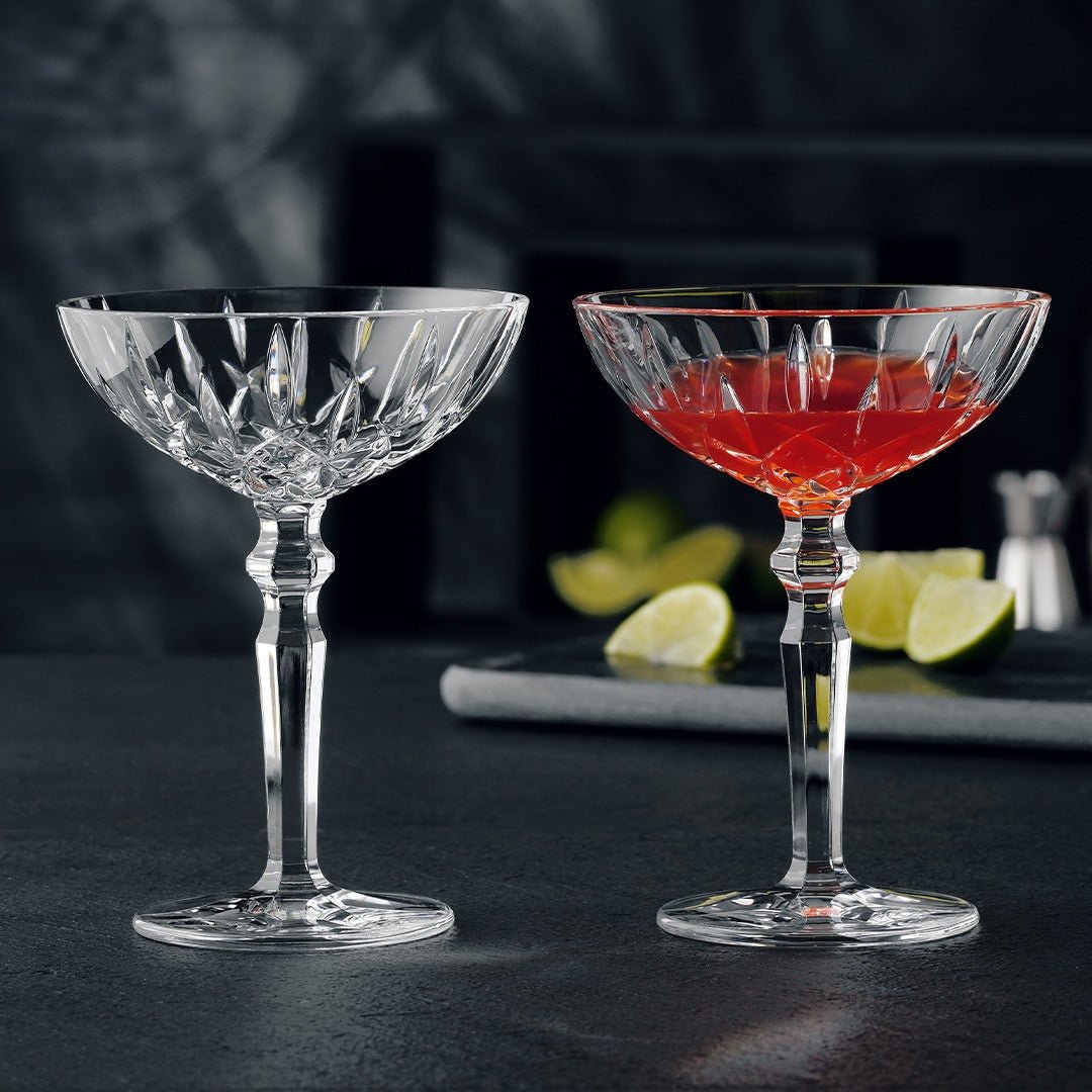 Chicago-inspired cocktail coupes for classic up drinks