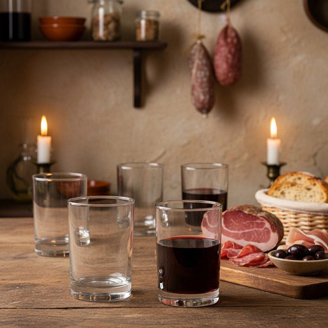 Bàcaro di Veneto "Piccolo - Size" Italian Stemless Wine Glass, 4 - Piece Set (Gift Box Collection) - HISTORY COMPANY