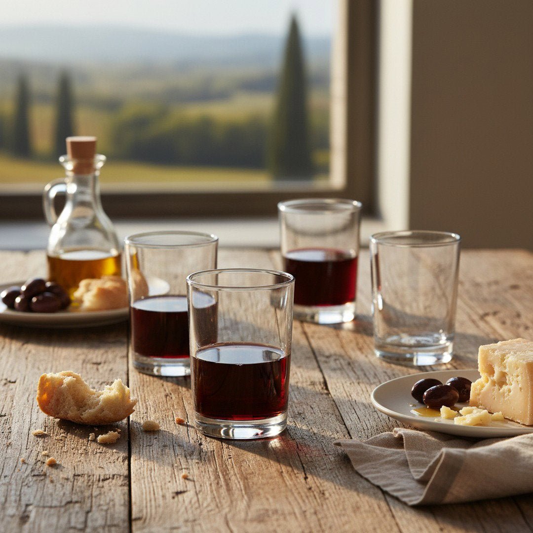 Bàcaro di Veneto "Piccolo - Size" Italian Stemless Wine Glass, 4 - Piece Set (Gift Box Collection) - HISTORY COMPANY