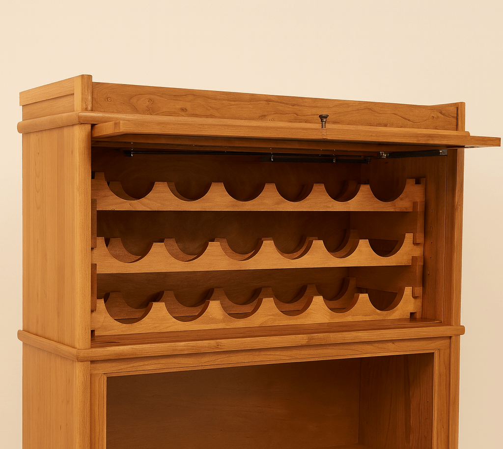 Barrister’s Wine Cabinet – Complete with Storage for Liquor and Barware. - HISTORY COMPANY