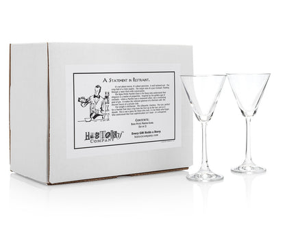 Bijou Petite Martini Glass – For Tiny Cocktails, 2 - Piece Set (Gift Box Collection) - HISTORY COMPANY