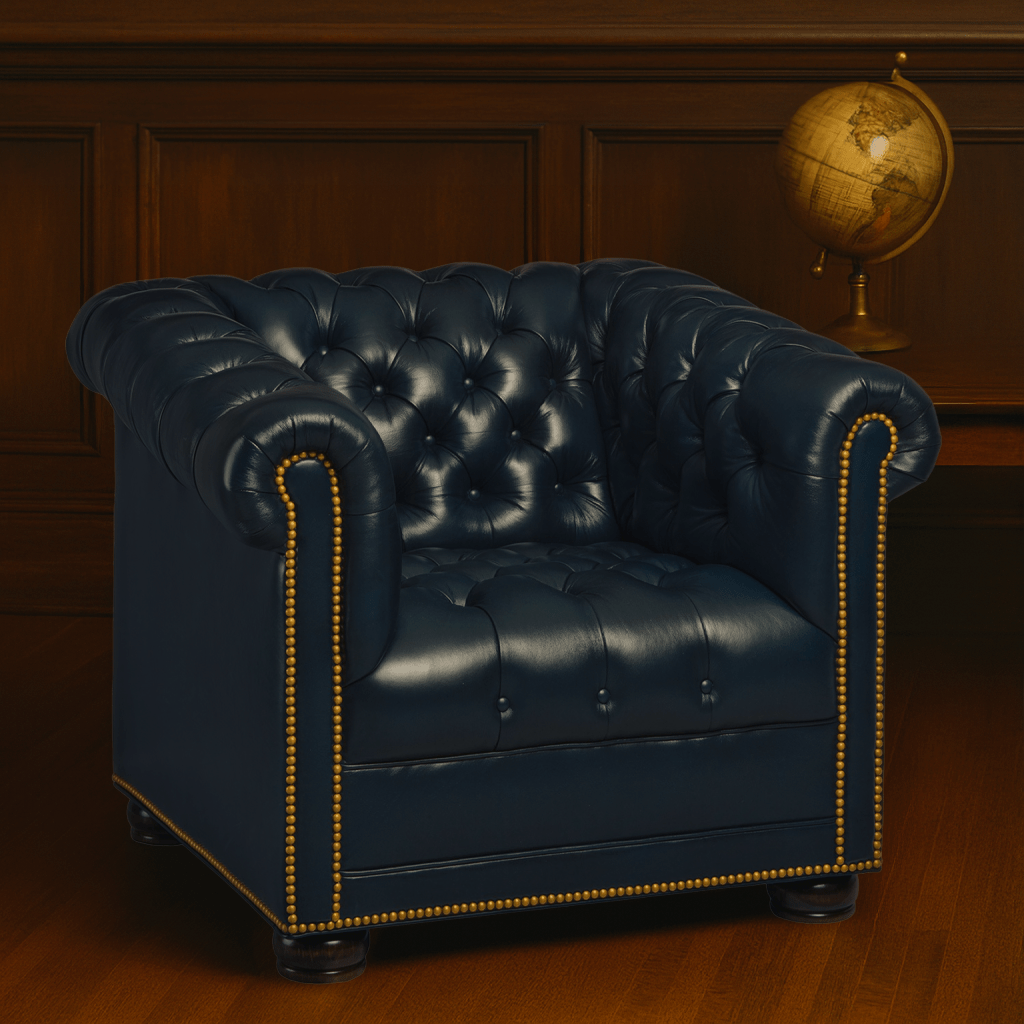 “Chesterfield” Gentleman’s Club Armchair. - HISTORY COMPANY