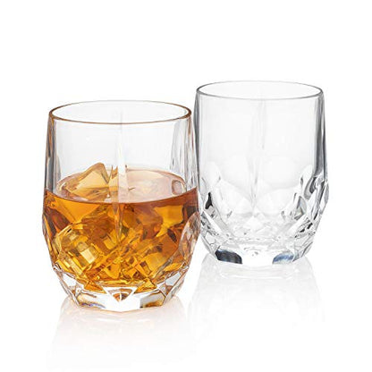 HISTORY COMPANY - Philadelphia High Society Old Fashioned Glass, a 2-piece crystal set inspired by luxury whiskey tradition.