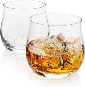 "Ernie's of San Francisco" Classic Crystal Rocks Glass 2-Piece Set, (Gift Box Collection)