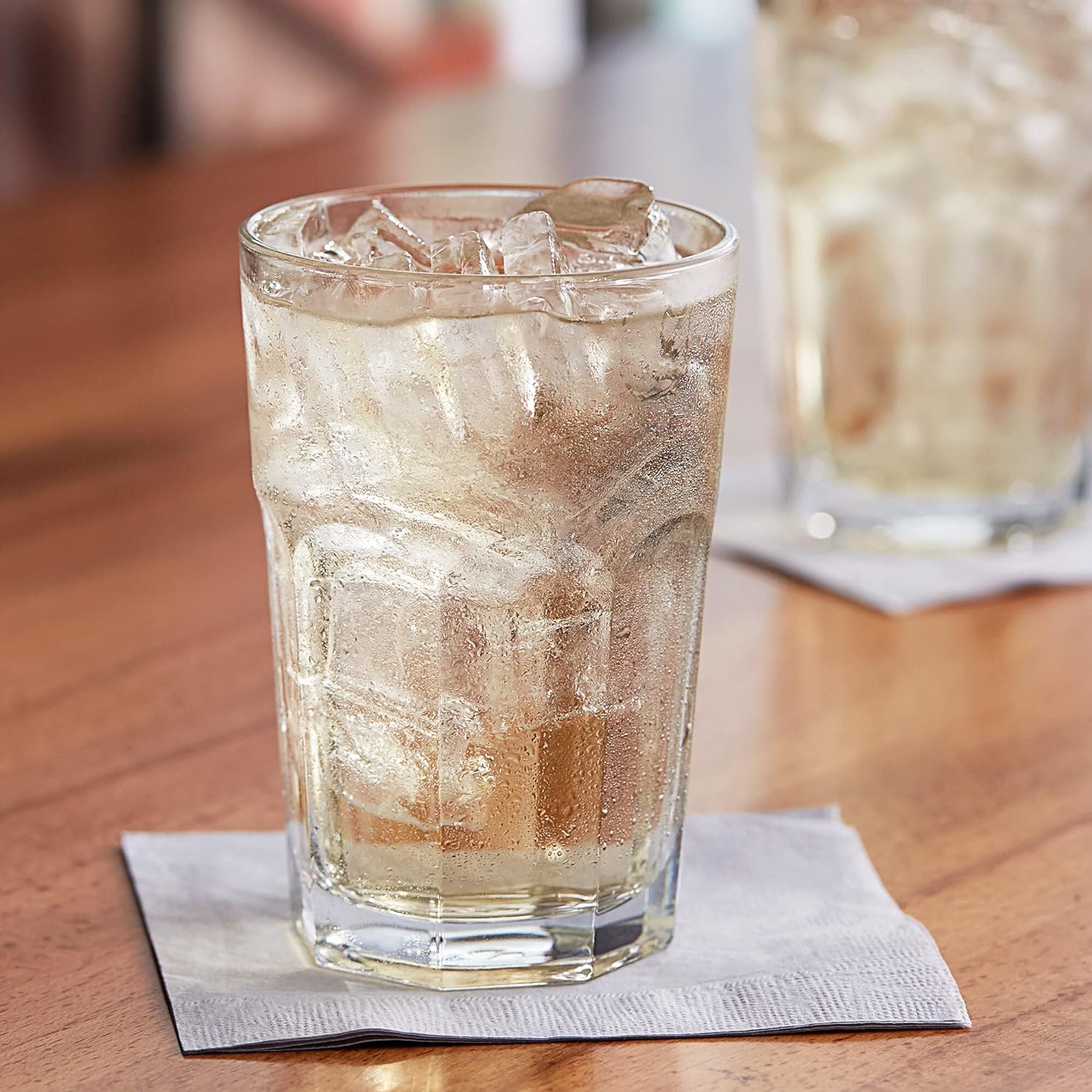 HISTORY COMPANY - French Bistro Drinking Glass Set, 4-Piece – Durable tempered tumblers for water and more.