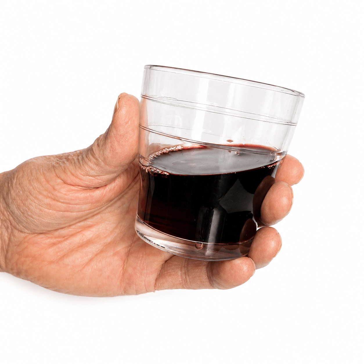 Greek Taverna Stemless Wine Glass Set – "Siga Siga" (Slow Life - Inspired) 4 - Piece Set Gift Box Collection) - HISTORY COMPANY