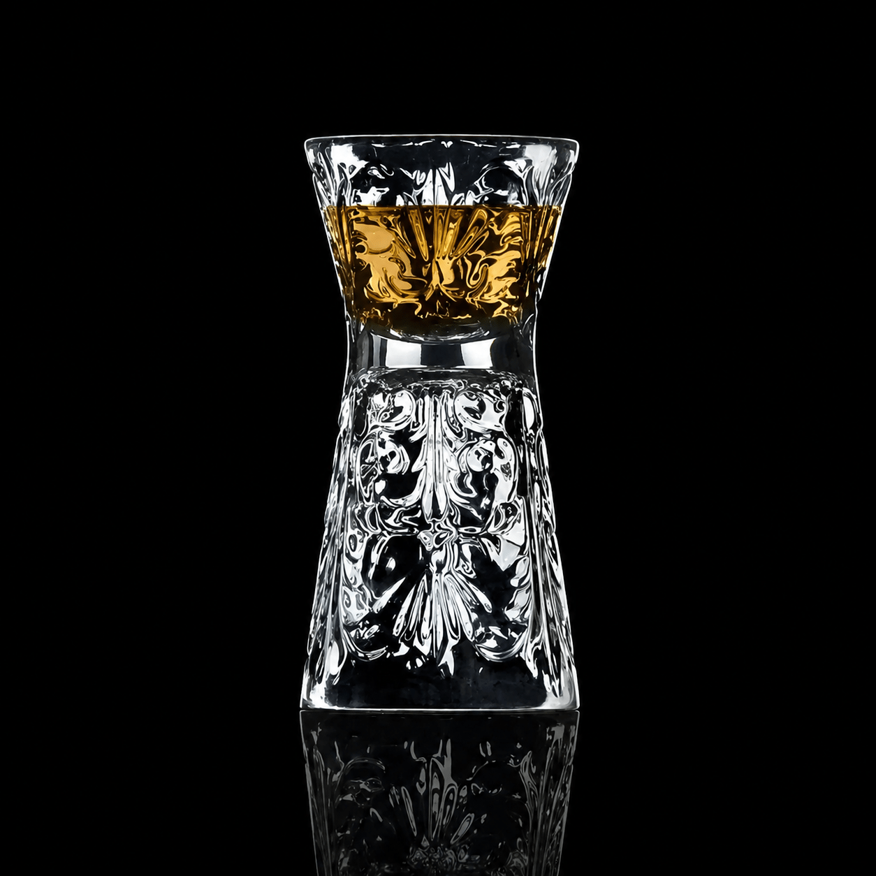 Handcrafted Crystal Double - Sided Jigger – 1930s "Paris Hotel Bar Design" (Gift Box Collection) - HISTORY COMPANY