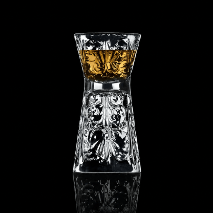 Handcrafted Crystal Double - Sided Jigger – 1930s "Paris Hotel Bar Design" (Gift Box Collection) - HISTORY COMPANY
