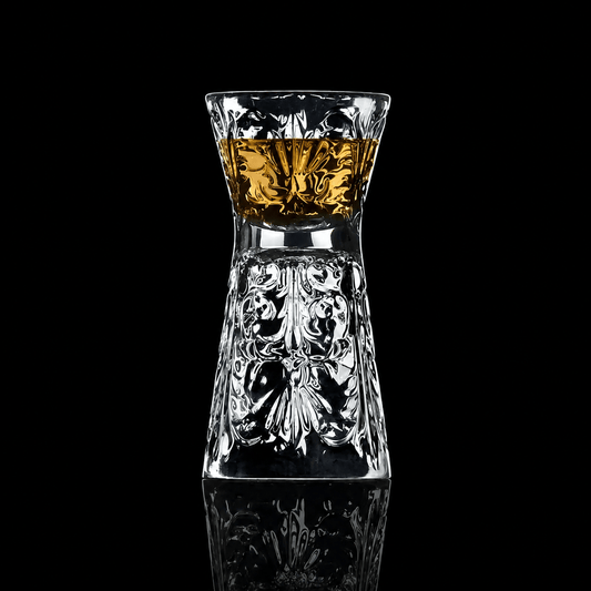 Handcrafted Crystal Double - Sided Jigger – 1930s "Paris Hotel Bar Design" (Gift Box Collection) - HISTORY COMPANY