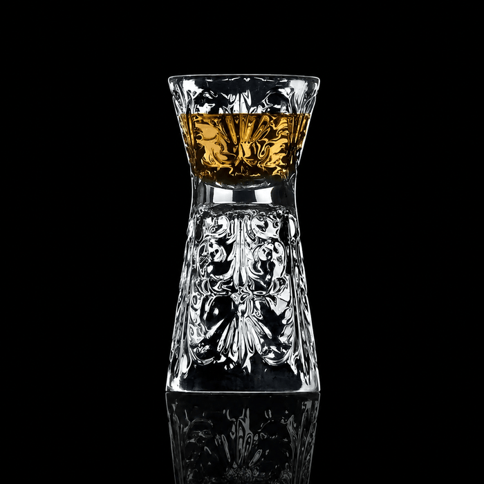 Handcrafted Crystal Double - Sided Jigger – 1930s "Paris Hotel Bar Design" (Gift Box Collection) - HISTORY COMPANY
