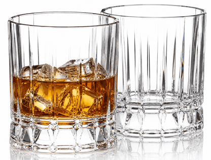 "Harry Truman" Gentleman’s Crystal Bourbon Whiskey Glass 2 - Piece Set (Gift Box Collection) - HISTORY COMPANY