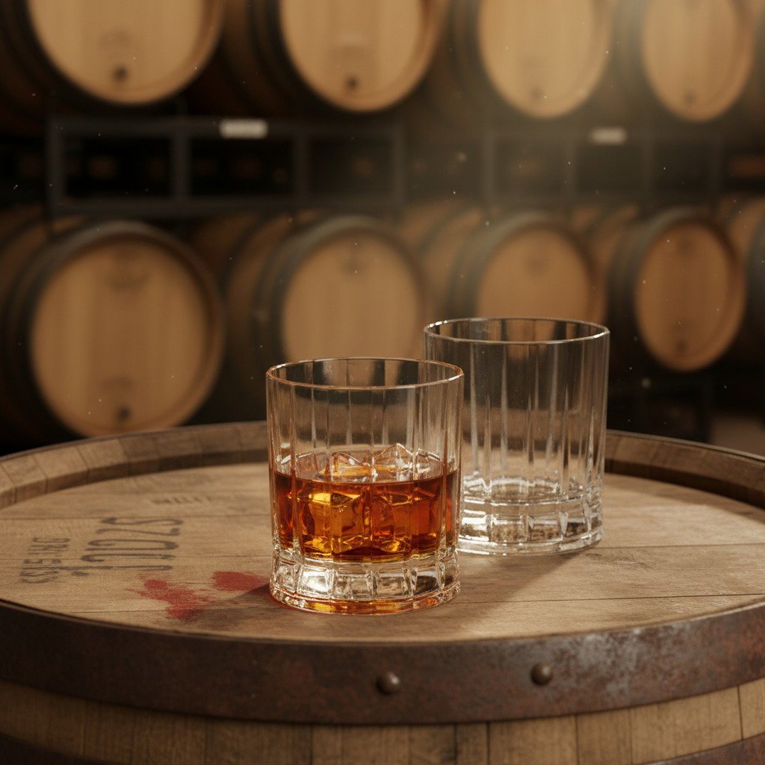 "Harry Truman" Gentleman’s Crystal Bourbon Whiskey Glass 2 - Piece Set (Gift Box Collection) - HISTORY COMPANY