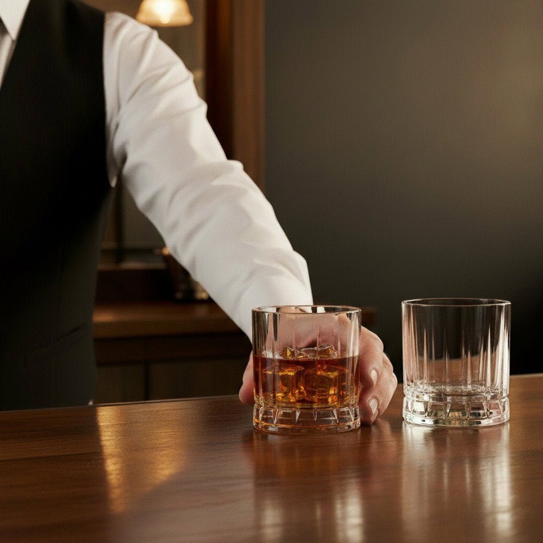 "Harry Truman" Gentleman’s Crystal Bourbon Whiskey Glass 2 - Piece Set (Gift Box Collection) - HISTORY COMPANY