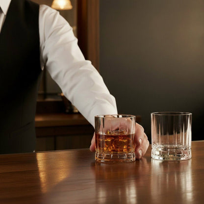"Harry Truman" Gentleman’s Crystal Bourbon Whiskey Glass 2 - Piece Set (Gift Box Collection) - HISTORY COMPANY
