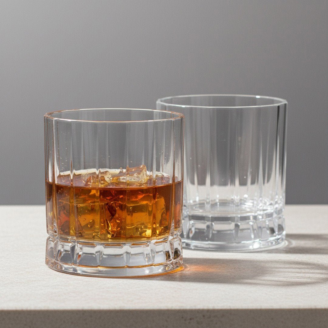 "Harry Truman" Gentleman’s Crystal Bourbon Whiskey Glass 2 - Piece Set (Gift Box Collection) - HISTORY COMPANY