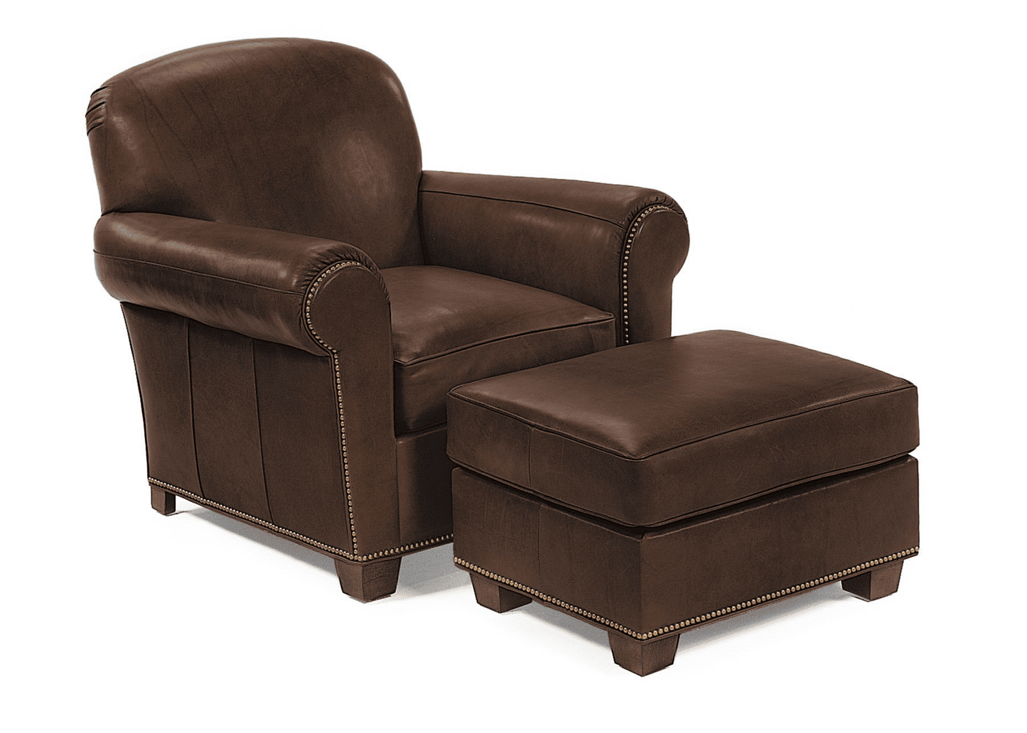 “Hyde Park” Library Chair (with Legacy Footstool). - HISTORY COMPANY