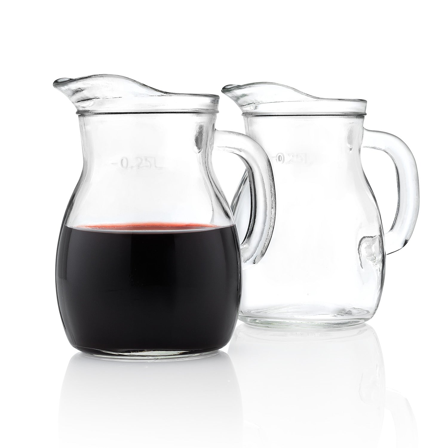 Italian Boccalino – Traditional Mini - Pitcher for Serving Table Wines, 2 - Piece Set (Gift Box Collection) - HISTORY COMPANY