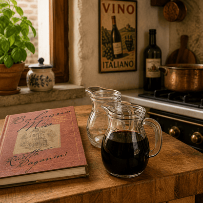 Italian Boccalino – Traditional Mini - Pitcher for Serving Table Wines, 2 - Piece Set (Gift Box Collection) - HISTORY COMPANY