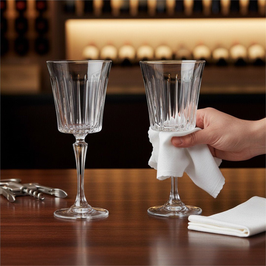 Italian Cinema "Dinner Party" Crystal Wine Glass – Luxury 2 - Piece Set (Gift Box Collection) - HISTORY COMPANY