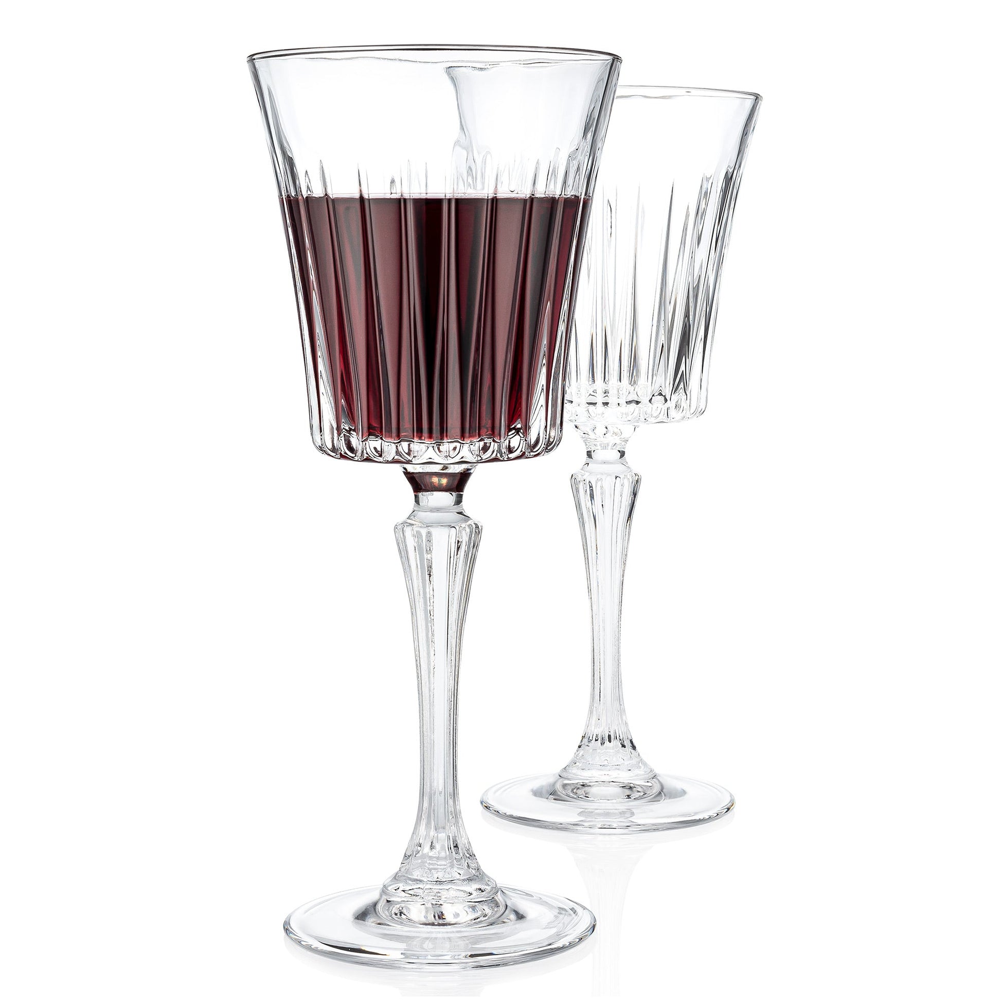 Italian Cinema "Dinner Party" Crystal Wine Glass – Luxury 2 - Piece Set (Gift Box Collection) - HISTORY COMPANY