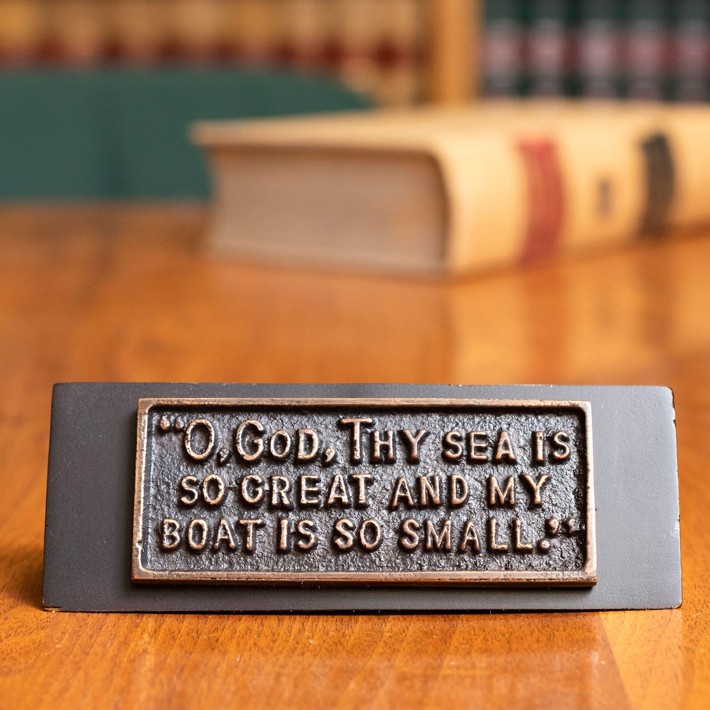 John F. Kennedy Oval Office Desk Plaque - Museum-Quality Replica (Gift Box Collection) - HISTORY COMPANY