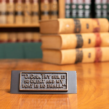 John F. Kennedy Oval Office Desk Plaque - Museum-Quality Replica (Gift Box Collection) - HISTORY COMPANY