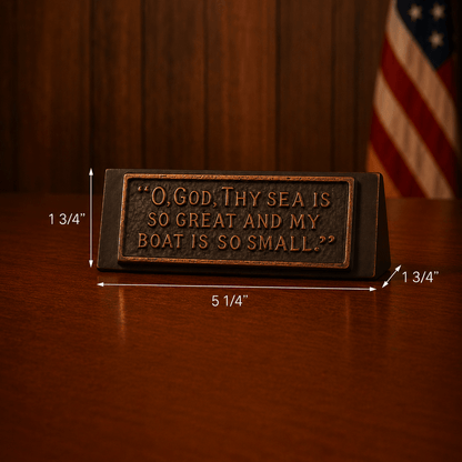 John F. Kennedy Oval Office Desk Plaque - Museum-Quality Replica (Gift Box Collection) - HISTORY COMPANY
