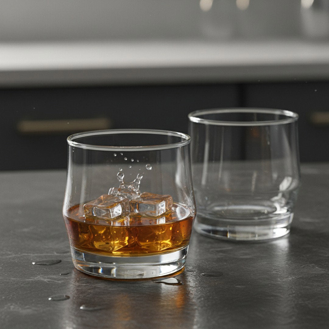 Las Vegas "Copa Room" Whiskey Rocks Glass, Nightclub - Inspired, 2 - Piece Set (Gift Box Collection) - HISTORY COMPANY